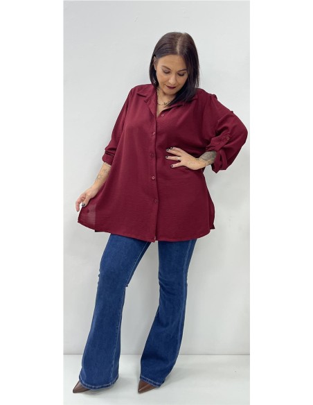 CAMISA BEATRIZ BURDEOS