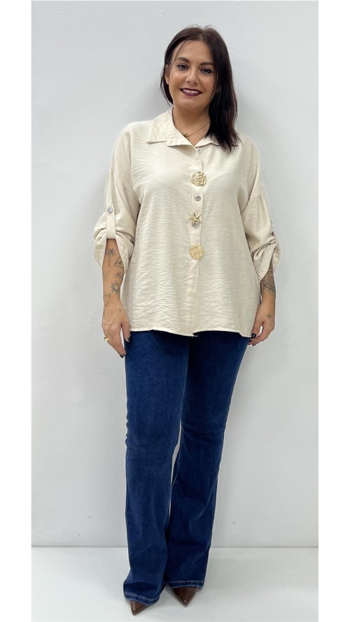 CAMISA AGATA BEIG
