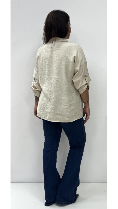 CAMISA AGATA BEIG