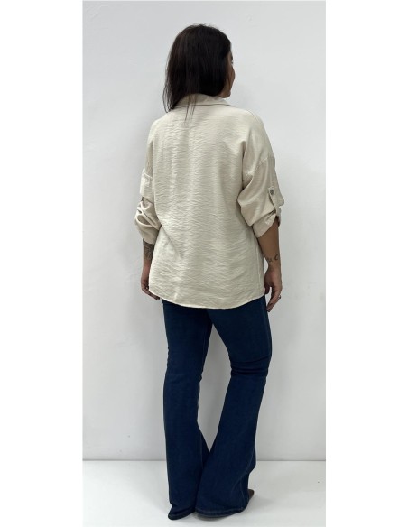 CAMISA AGATA BEIG