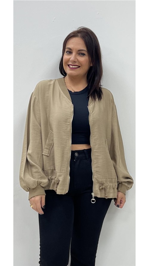 SUDADERA HALINA CAMEL