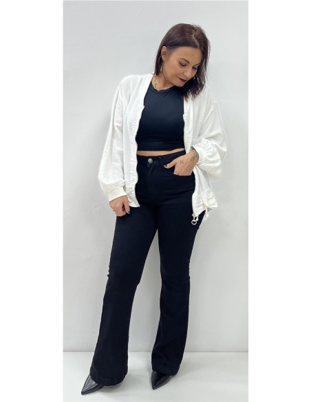 SUDADERA HALINA BLANCO