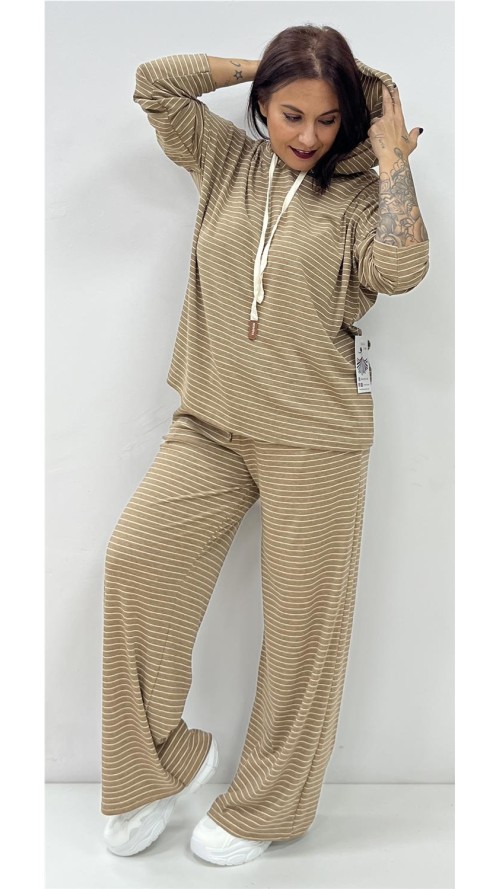 SUDADERA GRETA CAMEL