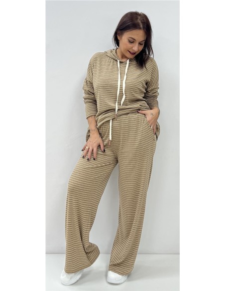 SUDADERA GRETA CAMEL