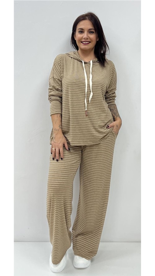 SUDADERA GRETA CAMEL