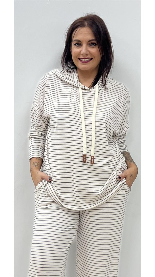 SUDADERA GRETA BEIG