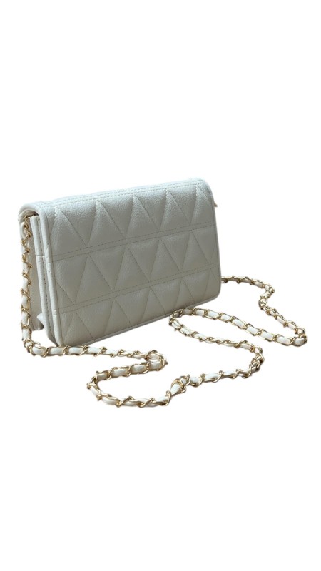 CARTERA NAPA ACOLCHADA BLANCO