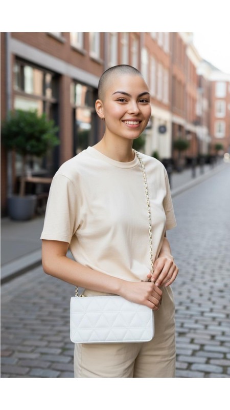 CARTERA NAPA ACOLCHADA BLANCO 2