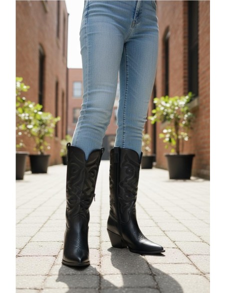 BOTA COW BOY NAPA NEGRO