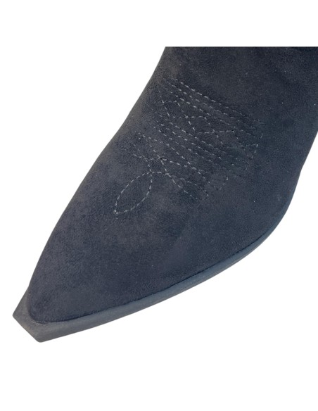 BOTIN COW BOY SERRAJE NEGRO