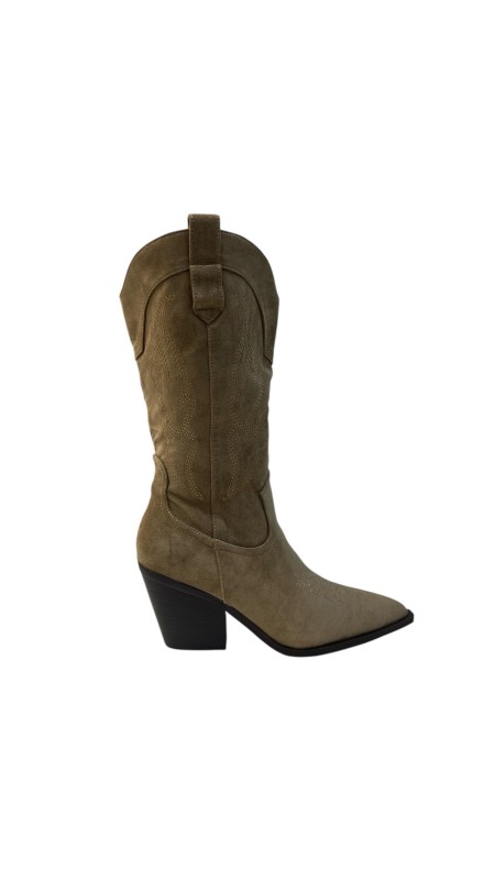 BOTIN COW BOY SERRAJE TAUPE