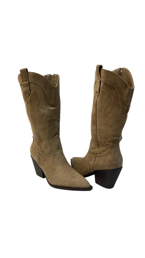 BOTIN COW BOY SERRAJE TAUPE