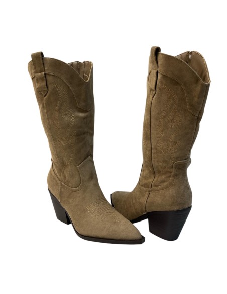 BOTIN COW BOY SERRAJE TAUPE