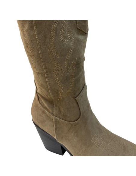 BOTIN COW BOY SERRAJE TAUPE