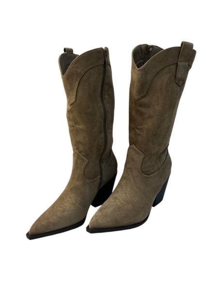 BOTIN COW BOY SERRAJE TAUPE