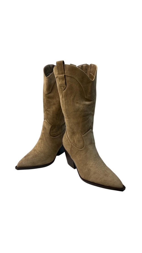 BOTIN COW BOY SERRAJE TAUPE