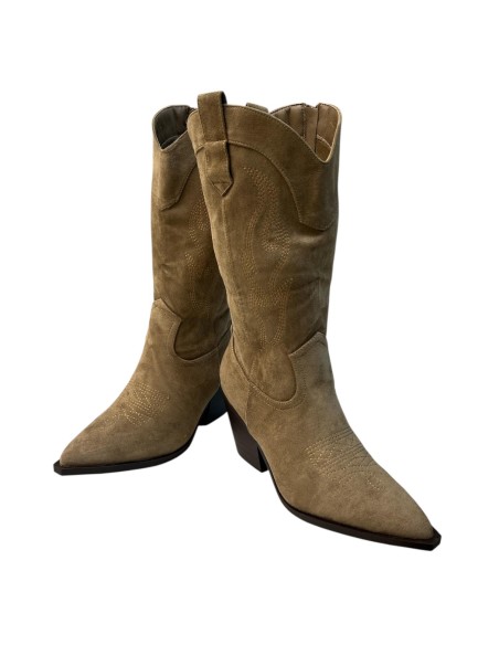 BOTIN COW BOY SERRAJE TAUPE