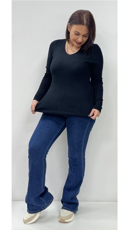 JERSEY BASIC CANALE NEGRO 2