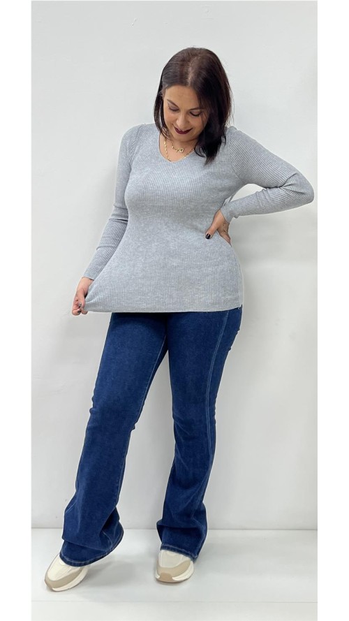 JERSEY BASIC CANALE GRIS
