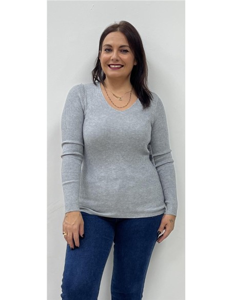 JERSEY BASIC CANALE GRIS