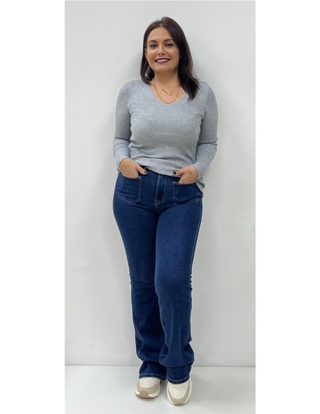 JERSEY BASIC CANALE GRIS