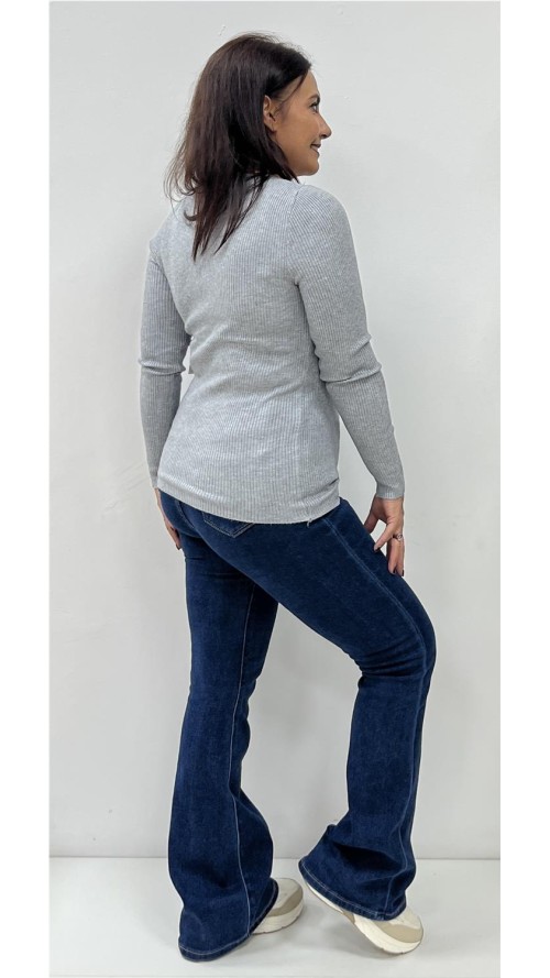 JERSEY BASIC CANALE GRIS