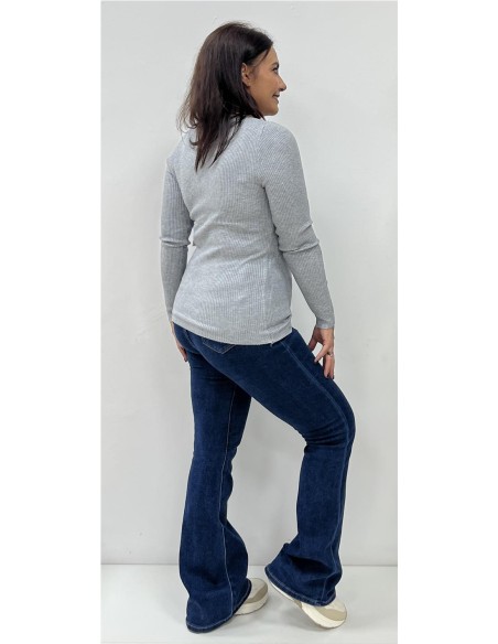 JERSEY BASIC CANALE GRIS