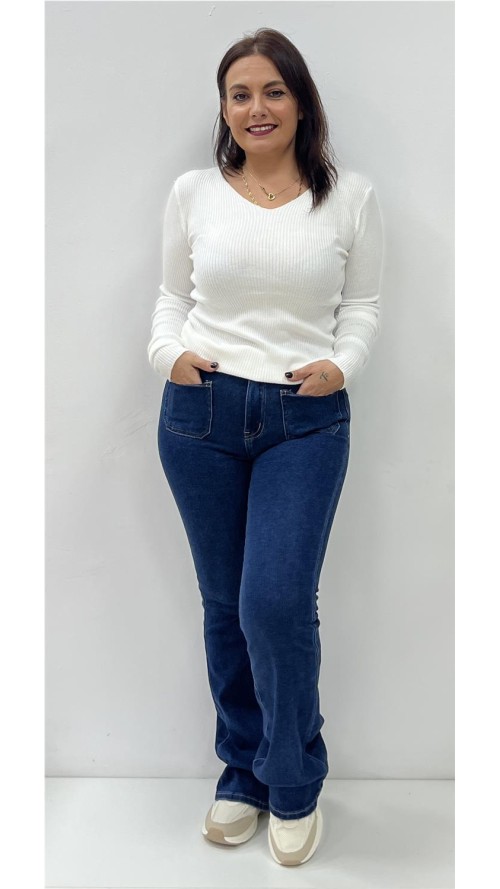 JERSEY BASIC CANALE BLANCO