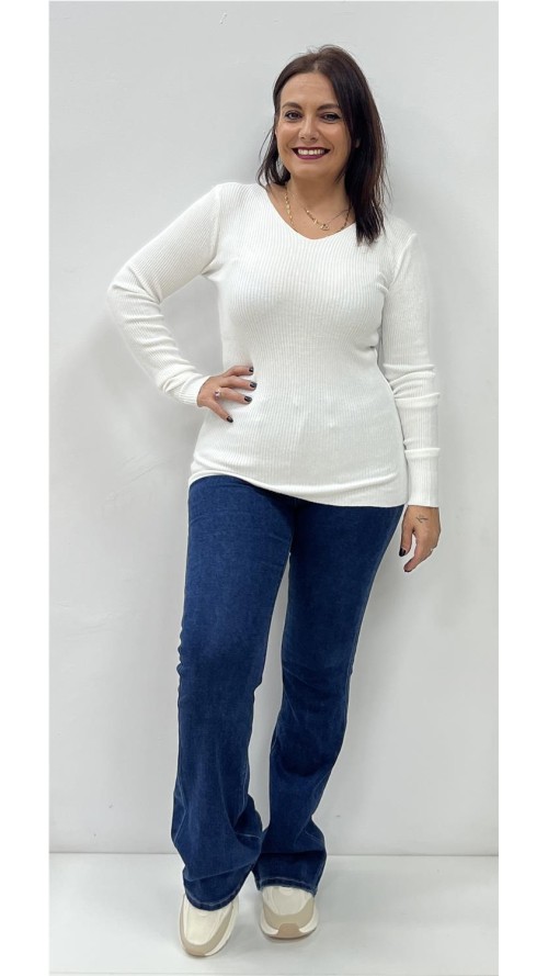 JERSEY BASIC CANALE BLANCO