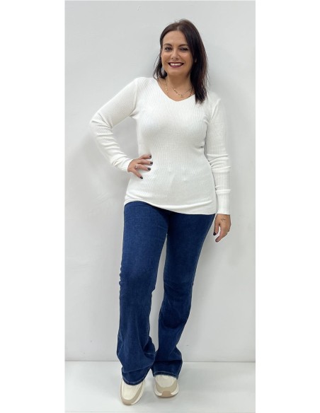 JERSEY BASIC CANALE BLANCO