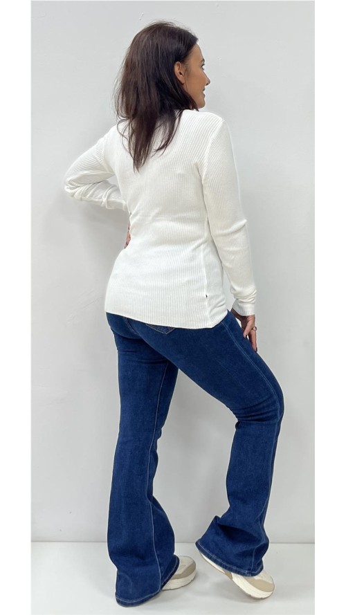 JERSEY BASIC CANALE BLANCO