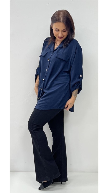 CAMISA BASIC PLUSA MARINO 2