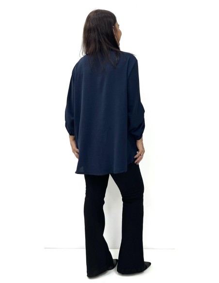 CAMISA BASIC PLUSA MARINO