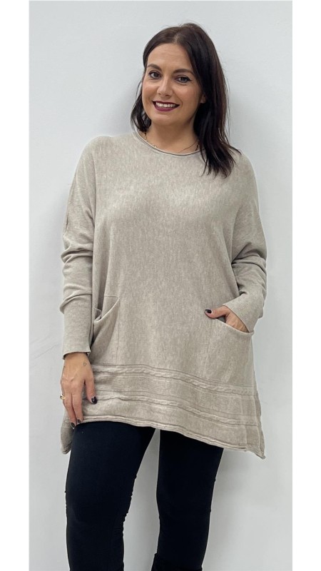 jersey paula TAUPE