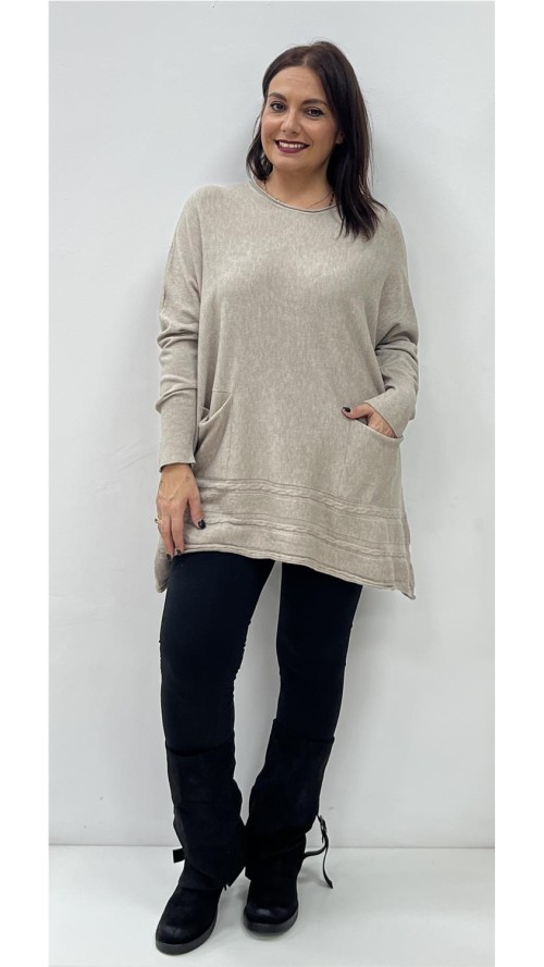 jersey paula TAUPE