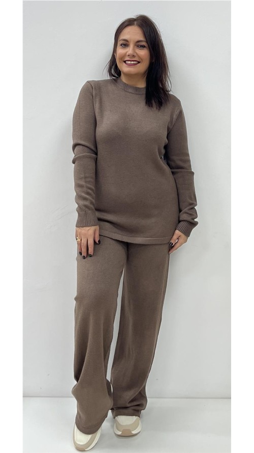 CONJUNTO AMANDA MARRON