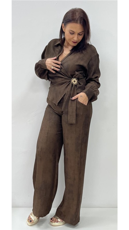 PANTALON VANIA MARRON 2