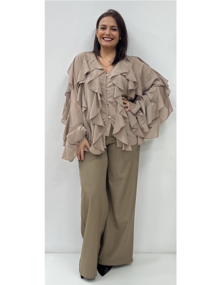 CAMISA JADE TAUPE