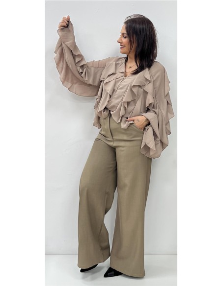CAMISA JADE TAUPE