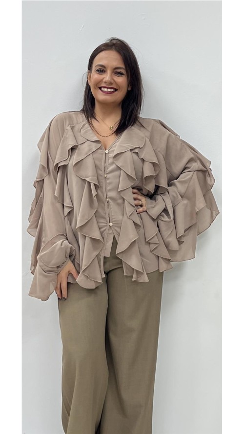 CAMISA JADE TAUPE