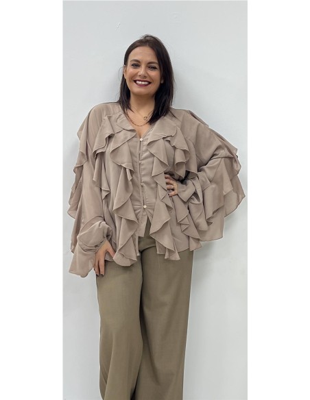 CAMISA JADE TAUPE