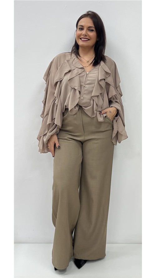 CAMISA JADE TAUPE