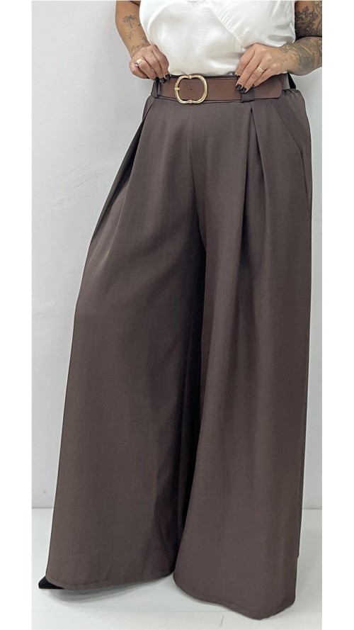 PANTALON GALEN MARRON
