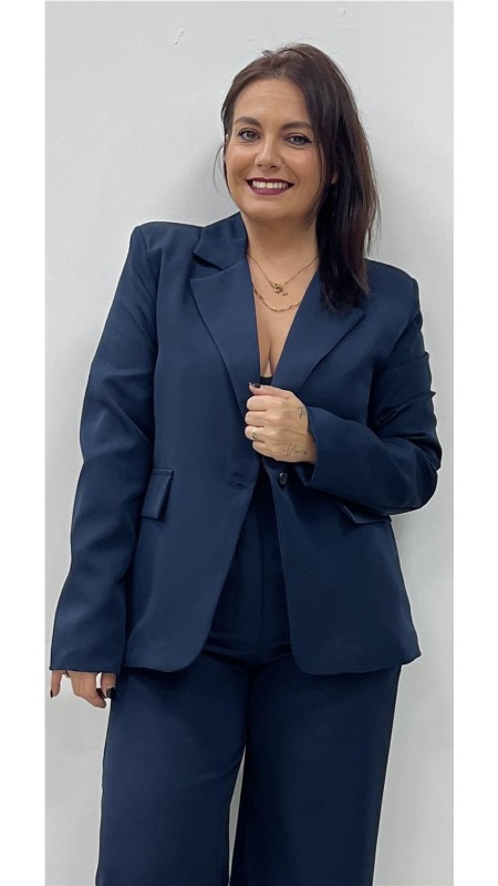 CHAQUETA BOTON MARINO