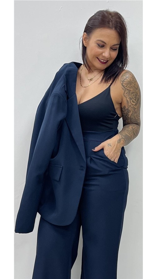 CHAQUETA BOTON MARINO