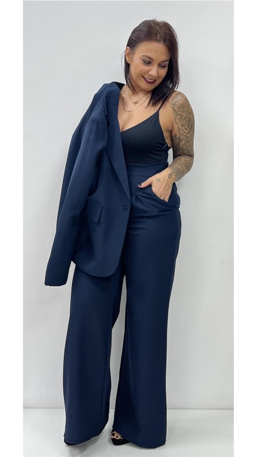 CHAQUETA BOTON MARINO