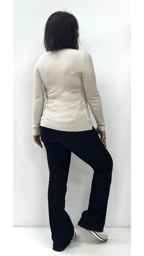 JERSEY BASIC CANALE BEIG