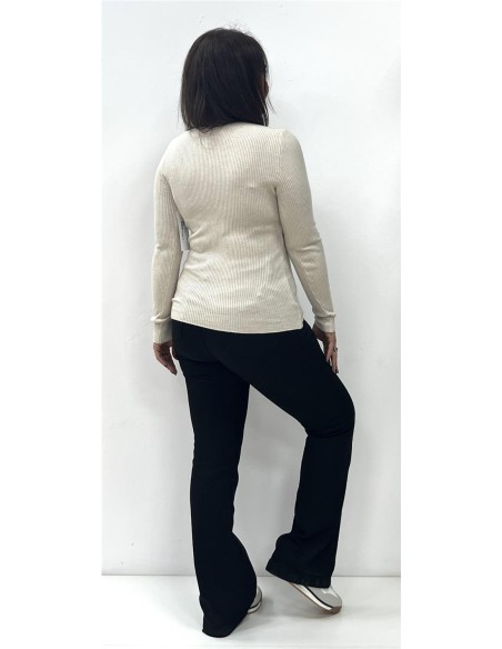 JERSEY BASIC CANALE BEIG