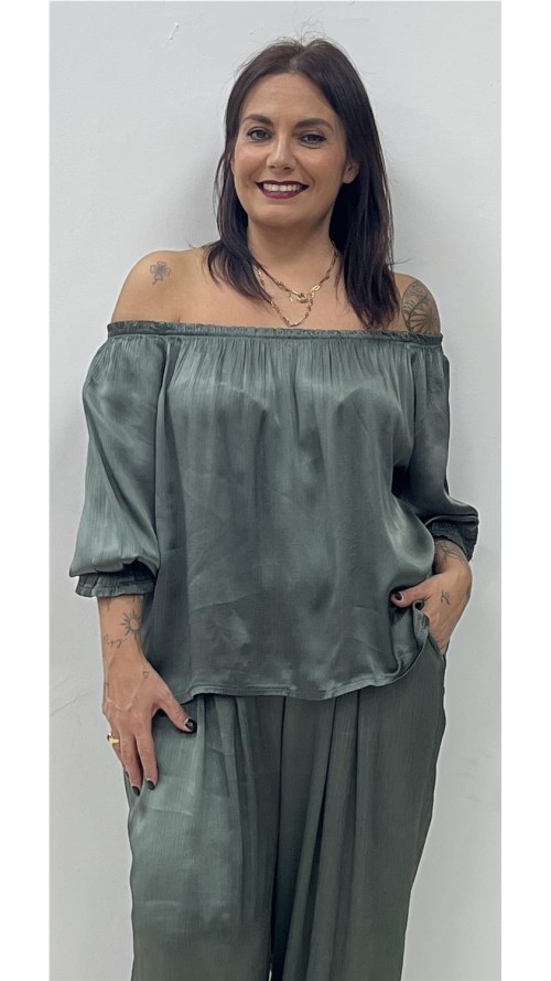 TOP SATINADO GIRONA KAKY