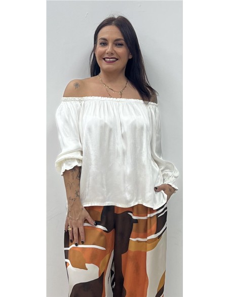 TOP SATINADO GIRONA BEIG